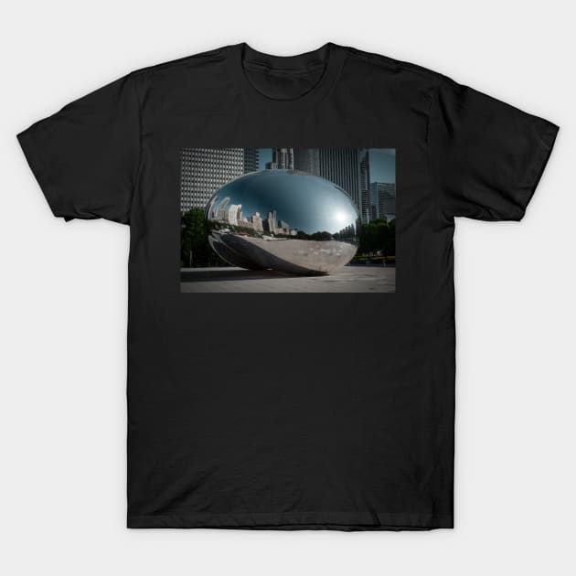 Distorted Michigan Ave T-Shirt by Enzwell